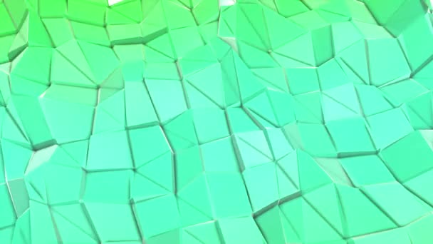 plan bas-polygonal en déformation. fond abstrait. rendu 3D 