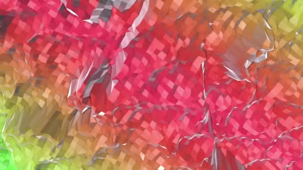 plan bas-polygonal en déformation. fond abstrait. rendu 3D 