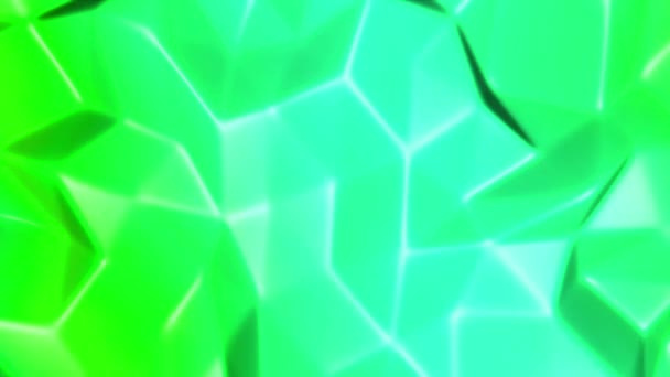 surface verte ondulée en déformation. fond abstrait. rendu 3D 