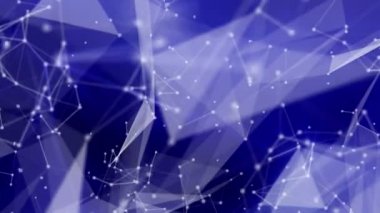 Beyaz yuvarlak parçacıkları ile mavi radyasyon tarafından prizine bir siyah arka plan üzerine taşıyın. arka plan. 3D render