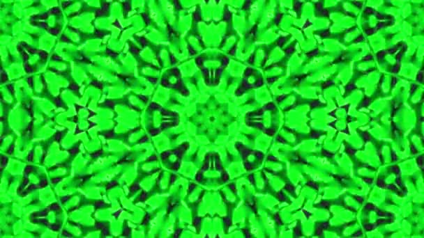 Absztrakt Háttér Háromdimenziós Kaleidoszkóp Leképezés — Stock videók