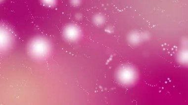 animasyonlu beyaz parlak parçacıklar. arka plan. 3D render