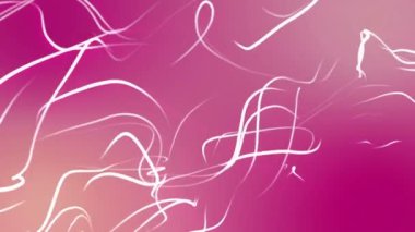 Beyaz fosforlu şeritler animasyon. arka plan. 3D render