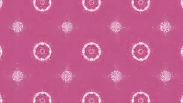 Particules Animation Mouche Mouvement Fond Toile Fond Espace Rose Onde — Video