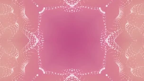 Феллес Анимация Муха Движение Фон Бэккапль Пространство Розовый Волна Рендеринг — стоковое видео