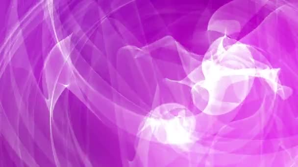 Abstract White Shape Slowly Moving Purple Background Rendering — Stock Video