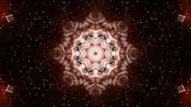 Soyut kaleydoskop arka plan. geometrik figürler. 3D render