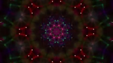 Soyut kaleydoskop arka plan. geometrik figürler. 3D render