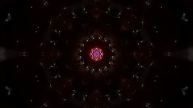 Soyut kaleydoskop arka plan. geometrik figürler. 3D render