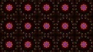 Soyut kaleydoskop arka plan. geometrik figürler. 3D render