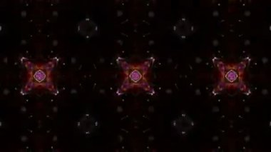 Soyut kaleydoskop arka plan. geometrik figürler. 3D render