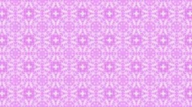 Soyut Mor çiçek dürbünü arka plan. geometrik figürler. 3D render