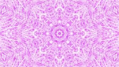 Soyut Mor çiçek dürbünü arka plan. geometrik figürler. 3D render