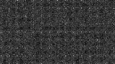 yavaş yavaş hareketli beyaz bir arka plan üzerinde siyah üç boyutlu soyut rakam. kaleydoskop etkisi. 3D render