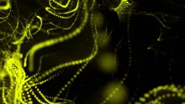 gri dalgalı uçak deforme olmuş. Soyut animasyon. 3D render