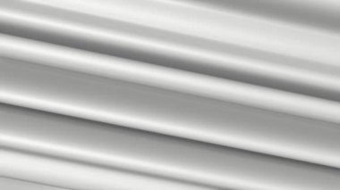 gri dalgalı uçak deforme olmuş. Soyut animasyon. 3D render