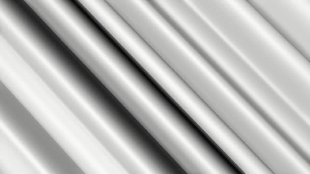 plan ondulé gris déformé. animation abstraite. Rendu 3d 