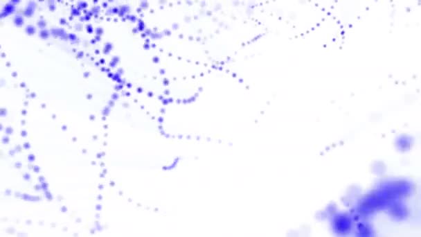 Трёхмерные Зелёные Полосы Медленно Деформируются Абстрактная Анимация Рендеринг — стоковое видео