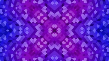 Kaleydoskop screensaver beyaz yuvarlak parçacıkların animasyon. arka plan. 3D render