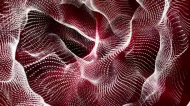 soyut üç boyutlu arka plan. uçan ışık parçacıkları. 3d render