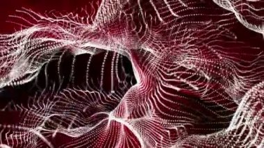 soyut üç boyutlu arka plan. uçan ışık parçacıkları. 3d render