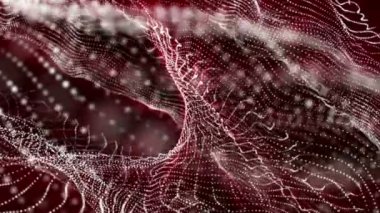 soyut üç boyutlu arka plan. uçan ışık parçacıkları. 3d render