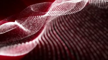 soyut üç boyutlu arka plan. uçan ışık parçacıkları. 3d render