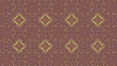 turuncu ışığı yanıp söner. kaleydoskop arka plan. Soyut animasyon. 3D render