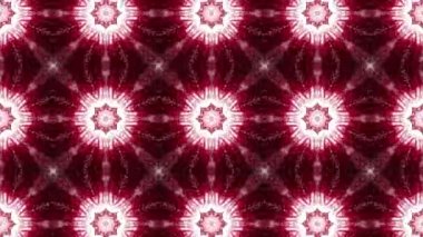 turuncu ışığı yanıp söner. kaleydoskop arka plan. Soyut animasyon. 3D render