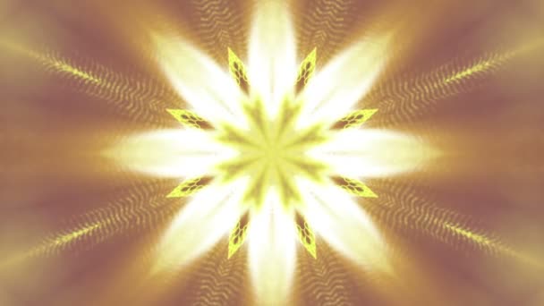 éclairs orange clair. kaléidoscope fond. animation abstraite. 3d rendu 