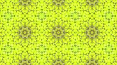 Çok renkli animasyonlu desen. Soyut kaleydoskop arka plan. 3D render