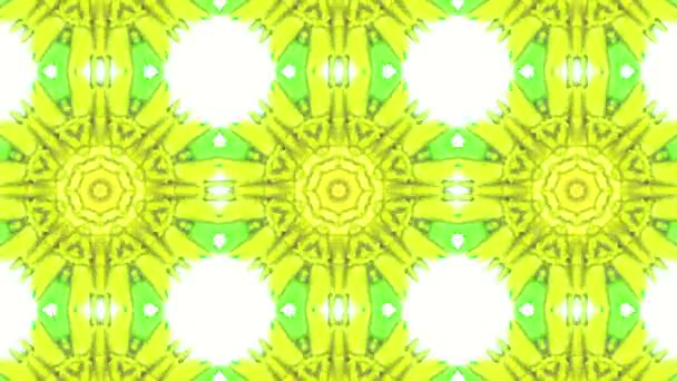 Motif animé multicolore. fond kaléidoscope abstrait. 3d rendu 