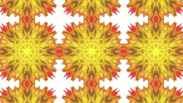 Motif animé multicolore. fond kaléidoscope abstrait. 3d rendu 