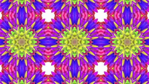 Motif animé multicolore. fond kaléidoscope abstrait. 3d rendu 