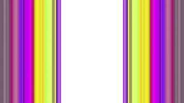 Çok renkli hareketli çizgili. 3D render