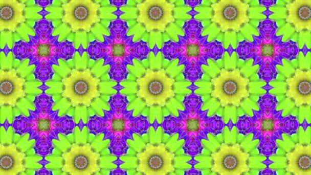 Motif animé multicolore. fond kaléidoscope abstrait. 3d rendu 