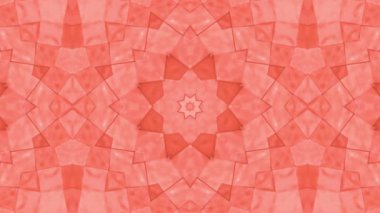 Soyut animasyon desen mercan renk. 3D render
