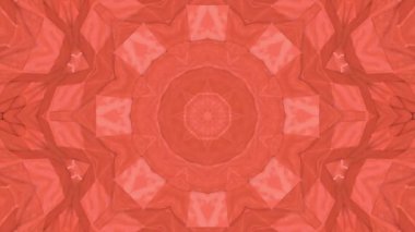 Soyut animasyon desen mercan renk. 3D render