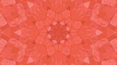 Soyut animasyon desen mercan renk. 3D render
