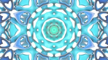 Soyut kaleydoskop arka plan. 3D render