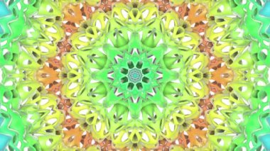 Soyut kaleydoskop arka plan. 3D render