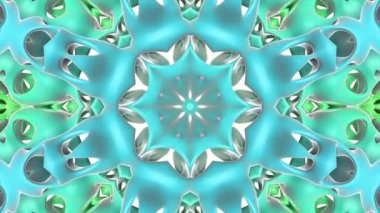 Soyut kaleydoskop arka plan. 3D render
