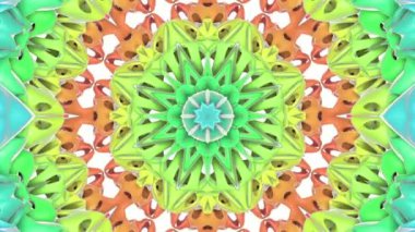 Soyut kaleydoskop arka plan. 3D render