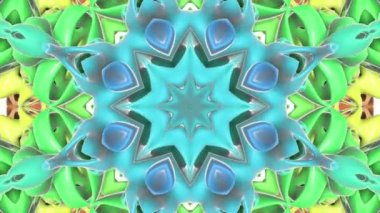 Soyut kaleydoskop arka plan. 3D render