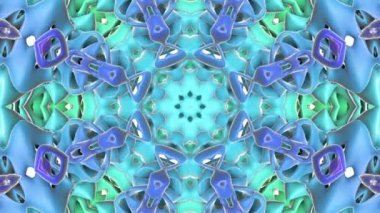 Soyut kaleydoskop arka plan. 3D render