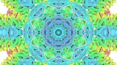 Soyut kaleydoskop arka plan. 3D render