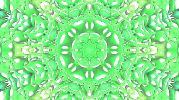 Abstract Kaleidoscope Background Render — Stock Video