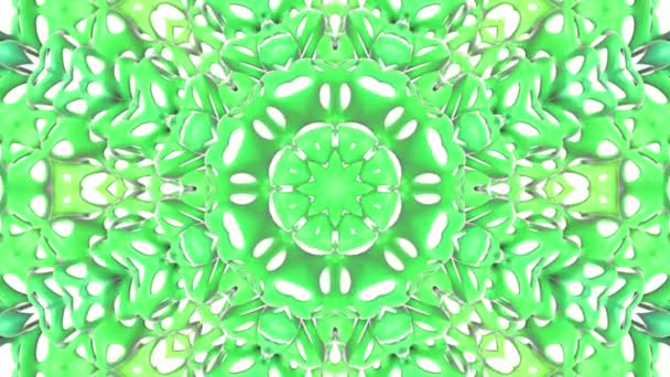 Latar Belakang Kaleidoskop Abstrak Render — Stok Video