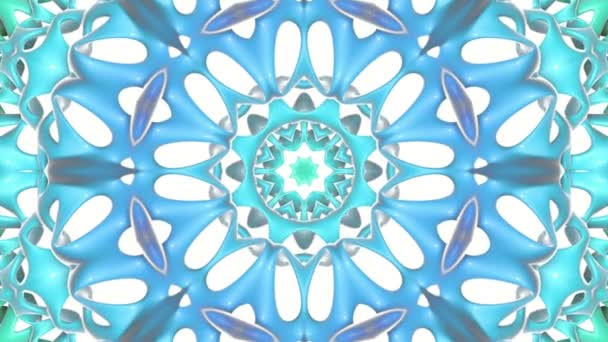 Abstrakter Kaleidoskop Hintergrund Darstellung — Stockvideo