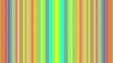 Çok renkli çizgili arka plan hareketli. 3D render
